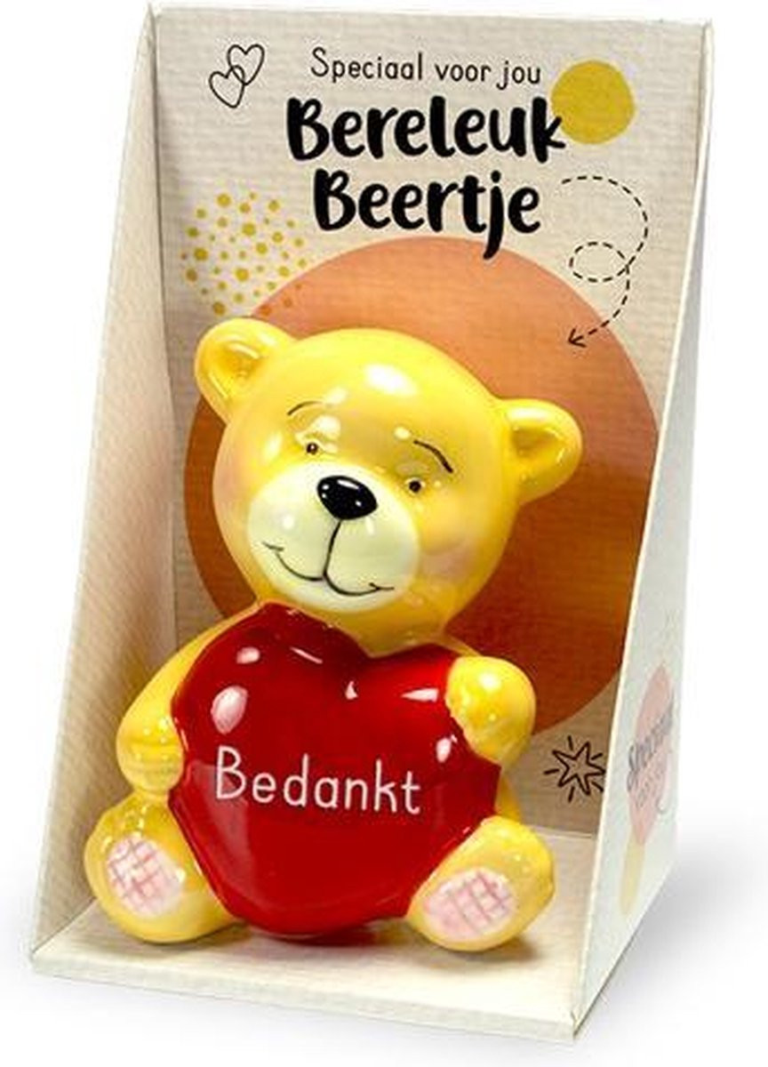 Miko Engeltje Keramiek Beeldje Beertje Bedankt