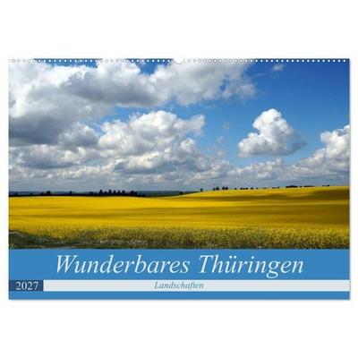 Wunderbares Thüringen - Landschaften (Wandkalender 2027 DIN A2 quer), CALVENDO Monatskalender