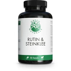 GREEN NATURALS Rutin & Steinklee 500 mg vegan 180 St
