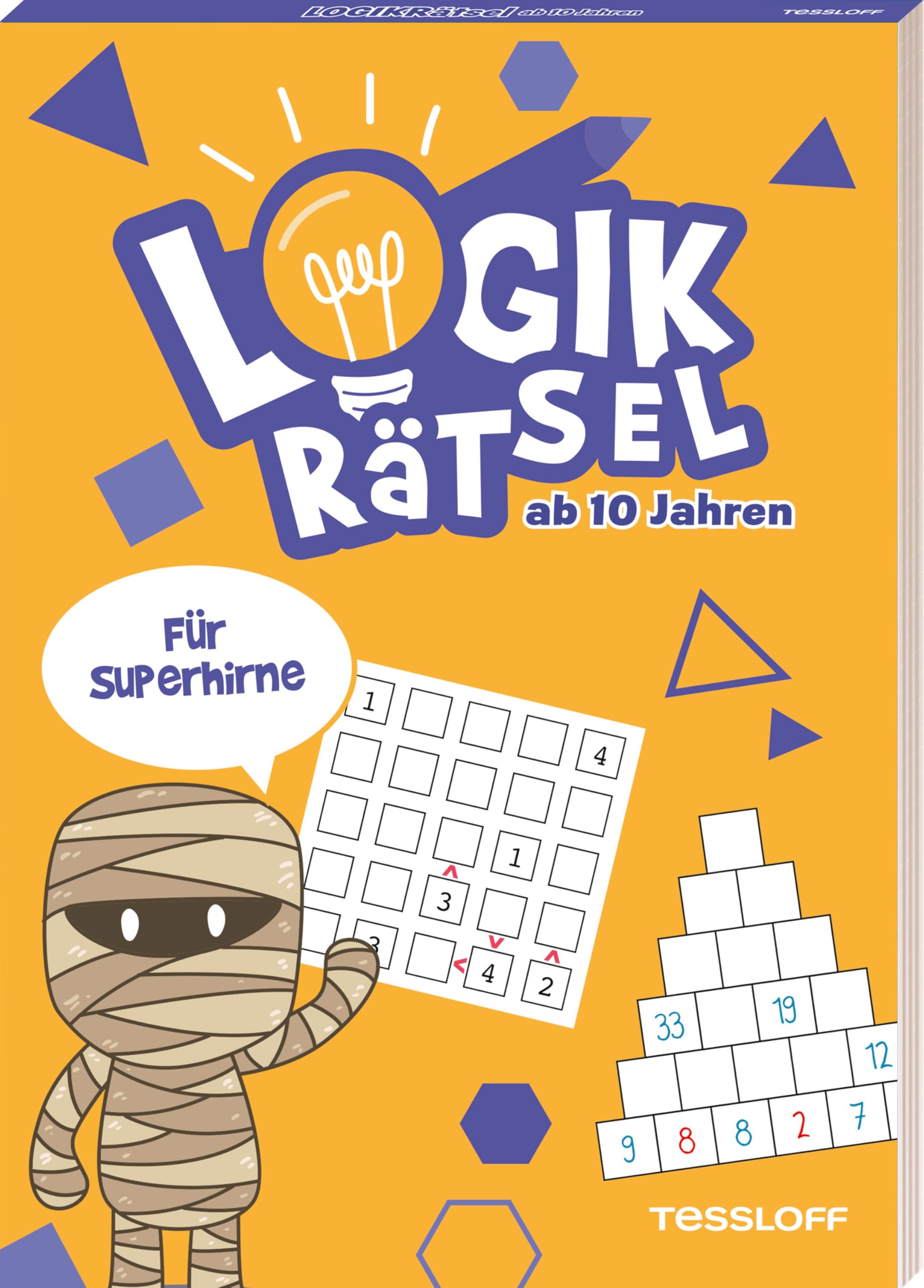 Stefan Heine - Logikrätsel für Superhirne: 48 kniffllige Rätsel für Kids ab 10 Jahren, mit Lösungen (Rätsel, Spaß, Spiele) - Preis vom 12.10.2026 11:37:12 h