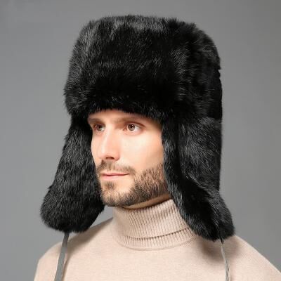LightInthebox Men's Trapper Hat Ushanka Hat Aviator Hat Ear Flap Hat Winter Hats Black Brown Polyester Fleece Vintage Style Cozy Daily Wear Going out Solid / Plain Color Warm