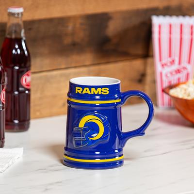 Evergreen Los Angeles Rams 24 oz Ceramic Stein Mug