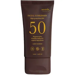 50ml woods_ copenhagen FACIAL SUNSCREEN SPF 50
