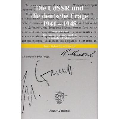 Die UdSSR und die deutsche Frage 1941–1948., Gebundene Ausgabe von Jochen P. Laufer,Georgij P. Kynin, Duncker & Humblot, 978-3-428-11558-7