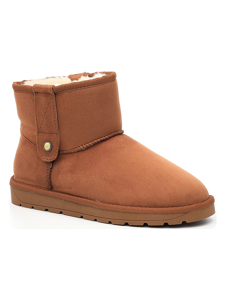 ISLAND BOOT Winterboots "Christie" in Hellbraun - 38