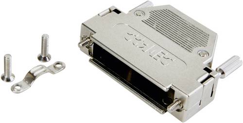 Conec 165X10909XE 165X10909XE D-SUB Gehäuse Polzahl: 9 Kunststoff, metallisiert 180° Silber 1St.