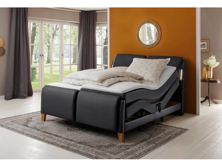 Home affaire Boxspringbett Messina2, Liegekomfort elektrisch Verstellbar