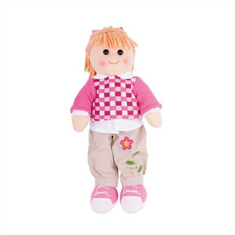 Bigjigs Toys Melanie stoffen pop, 38 cm