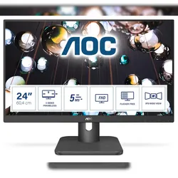 AOC E1 24E1Q Computerbildschirm 60,5 cm (23.8") 1920 x 1080 Pixel Full HD LED Schwarz