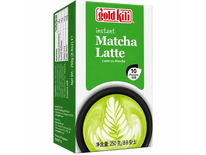Goldkili Boisson instantanée saveur matcha latte - 10 x 25 g