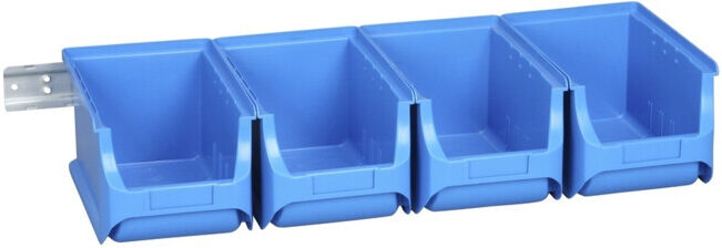allit Ensemble de boîtes de rangement bleu 600x240x125 mm (457072)
