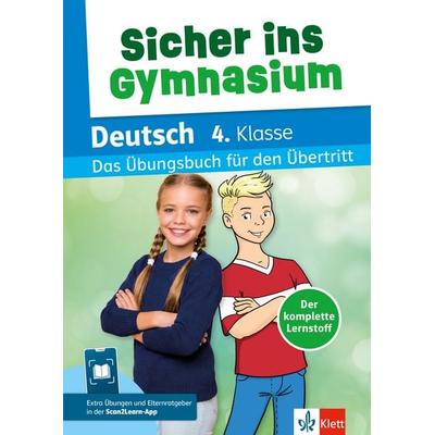 Klett Sicher ins Gymnasium Deutsch 4. Klasse, Taschenbuch von , Klett Lerntraining bei PONS Langenscheidt GmbH, 978-3-12-925882-8