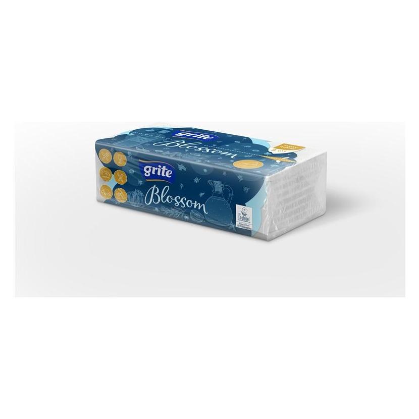 Grit Hand Towels Grite Blossom 2ply 120 Pcs (1x) (4770023346299)