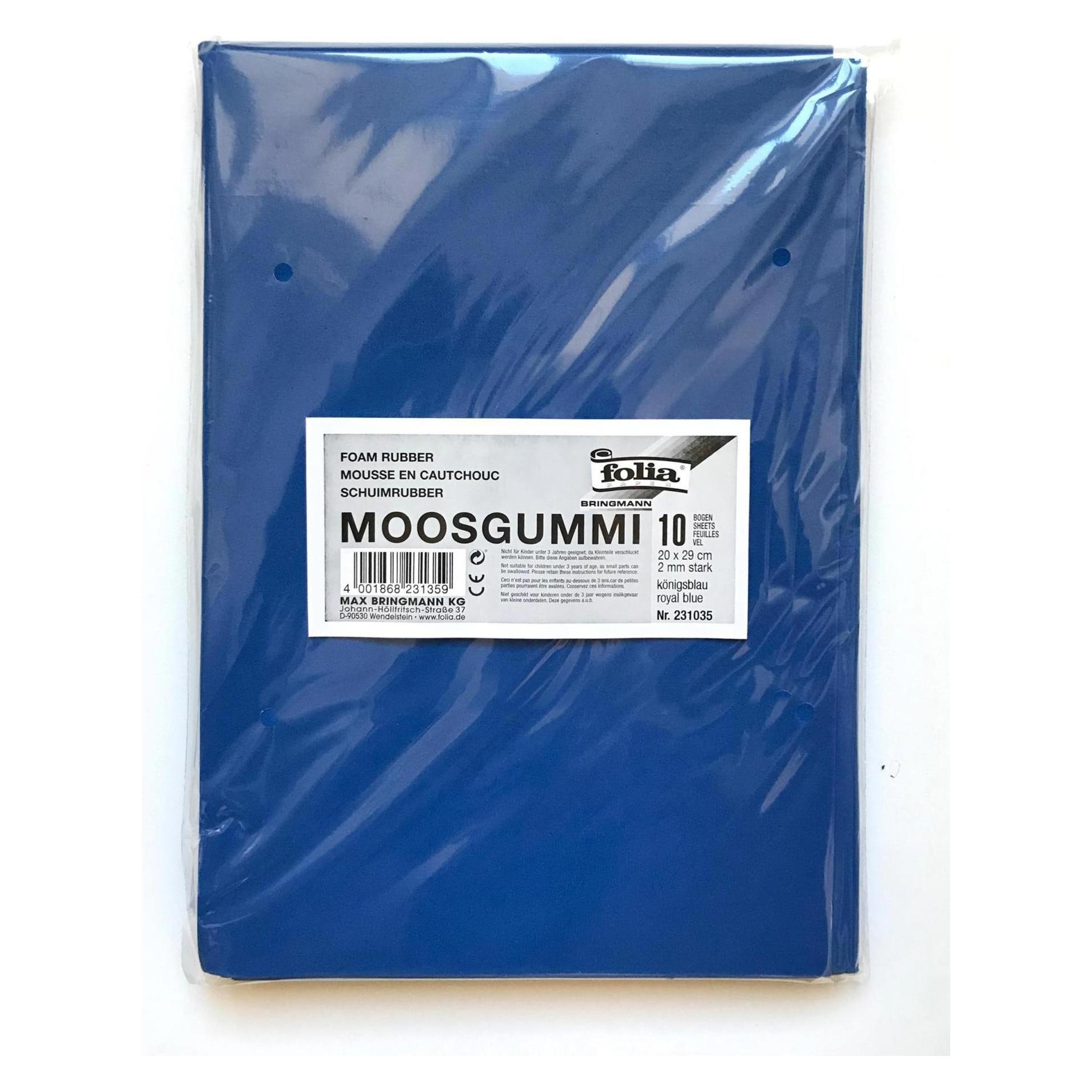 Folia Moosgummi königsblau (231035)