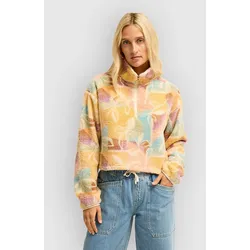 Billabong Holiday Cropped Half-Zip Fleece Pullover whitecap Gr. XS