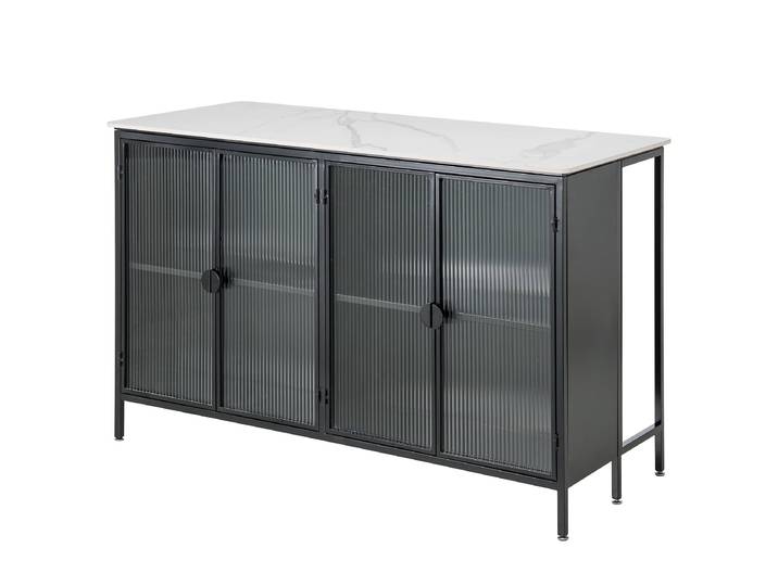 Îlot de cuisine Teterton 150 x 92 x 65cm Noir