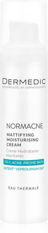 Dermedic Normacne Preventi Mattierende Feuchtigkeitscreme für fettige und Mischhaut 40 ml