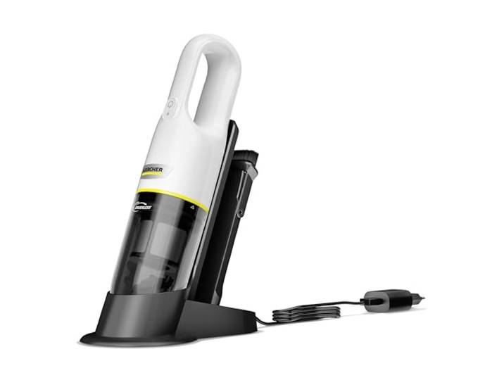 KÄRCHER Akku-Handstaubsauger CVH 3 Plus, Saugstark und überall einsatzbereit, Staubbehälter: 0,15 l, Gewicht: 0,55 kg, inkl. 7,2 V Akku, Ladestation + Adapter, 2-in-1 Fugendüse