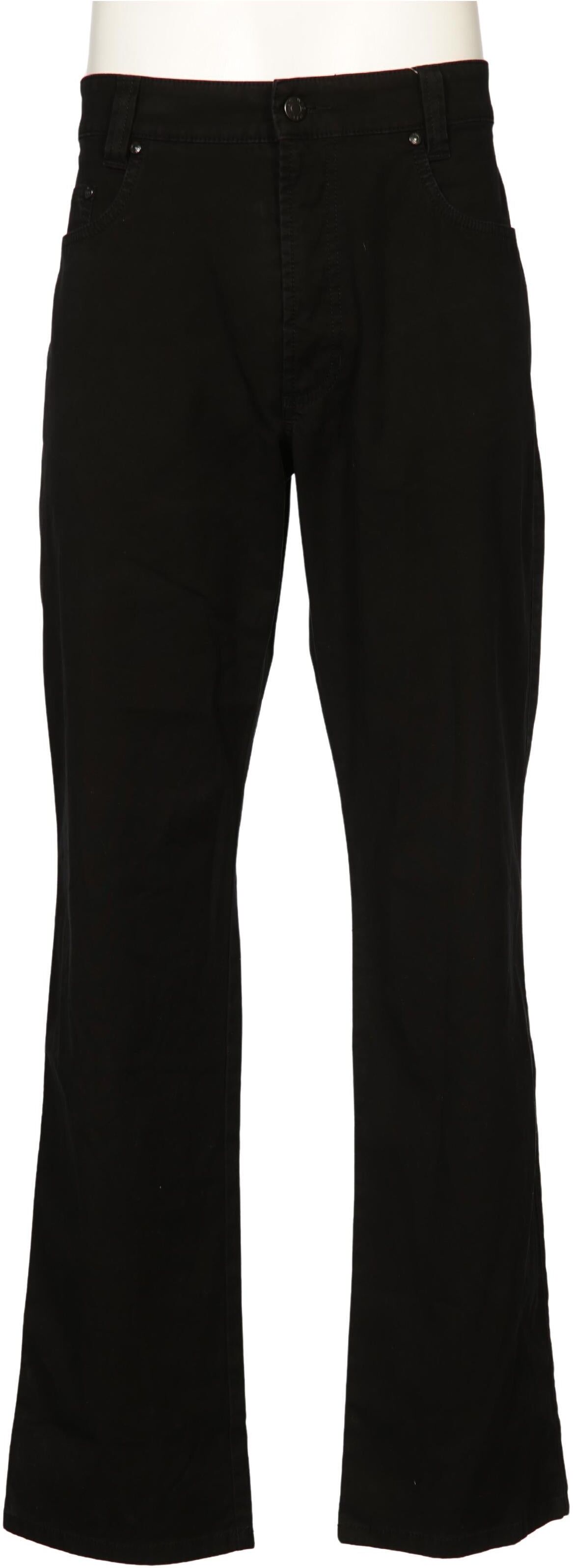 MAC Herren Jeans, Schwarz, Gr. W34, Baumwolle / Seide - Second Hand