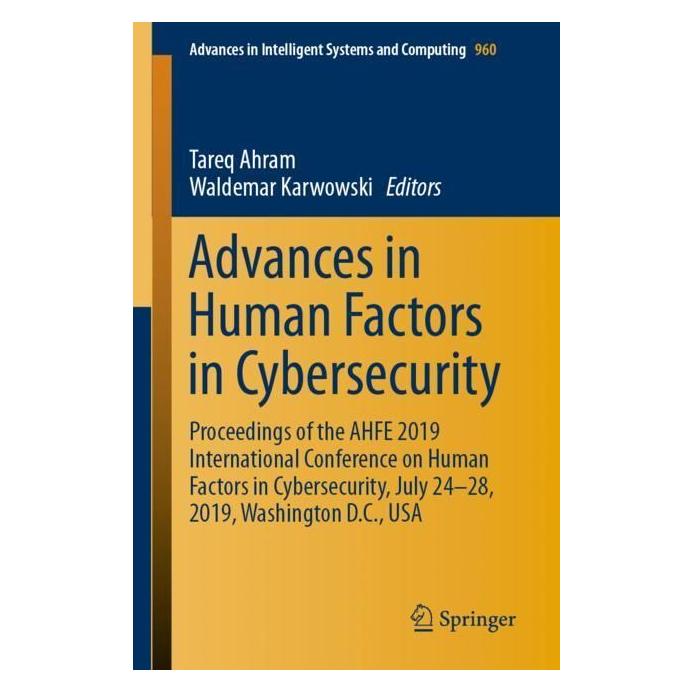 Springer Advances in Human Factors in Cybersecurity (Englisch, Softcover, Tareq Ahram, Waldemar Karwowski) (56068830)