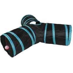Duvoplus t-bone Spieltunnel für Nagetiere, Katzenspielzeug