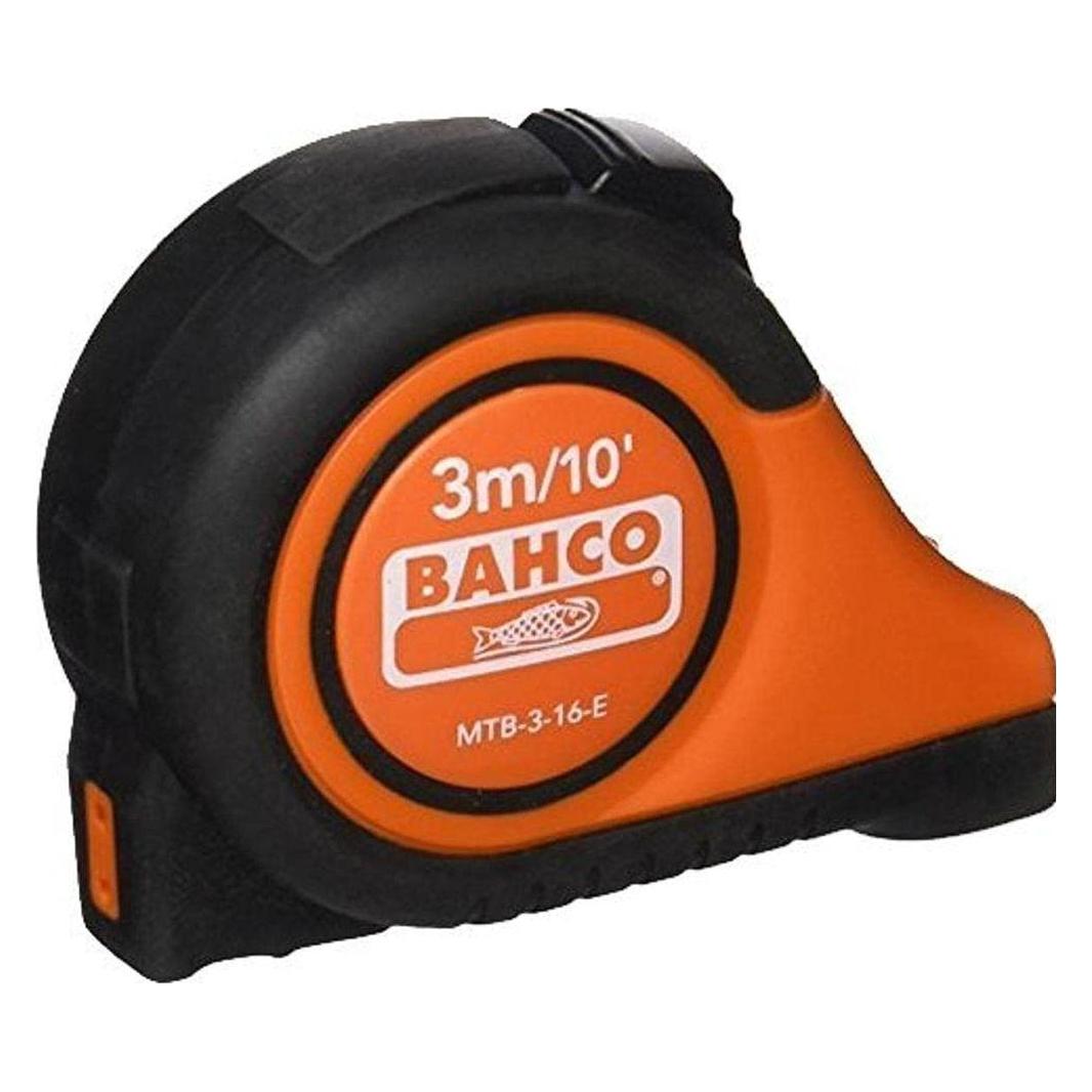 Bahco Massband kurz mit Gummibeschichtung, metrisch 3 m (3 m) (MTB-3-16)