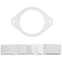 Dansac Gürtel mit Haltering 85 mm weiß