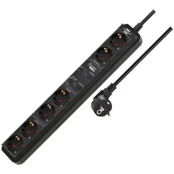 Brennenstuhl 6-fach WLAN Steckdosenleiste »Ecolor« schwarz schwarz, 10x45x5 cm