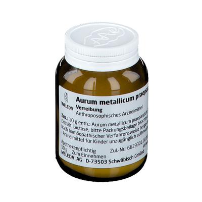 Aurum Metallicum Praeparatum D 20 Trituration 50 g