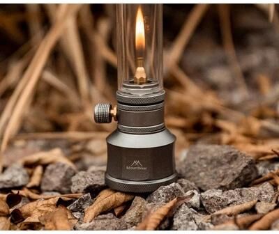 Uplifted Goods Portable Outdoor Camping Gas Lamp With Refillable Tank And Accessories gas Lamp
