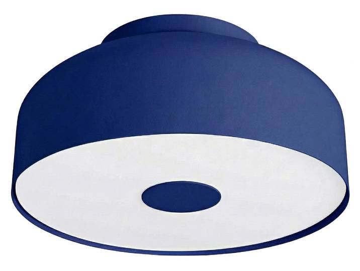 Plafonnier OMIQ bleu outremer 4xE27 15 W acier/PVC 15 x 30 x 30 cm Sollux Lighting