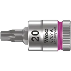 Wera 8767 A TORX Zyklop Bitnuss mit 1/4"-Antrieb Pink - 05003391001 - Pink