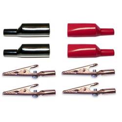 Mueller Electric 010012 Krokodilklemmen-Set Rot, Schwarz 1 Set