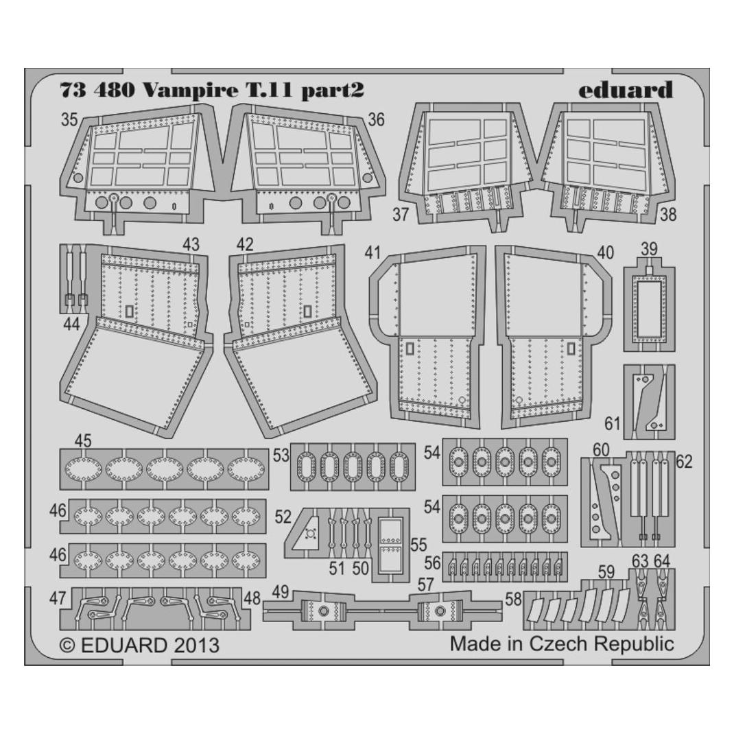 Eduard Vampire T.11 for Airfix (73480)