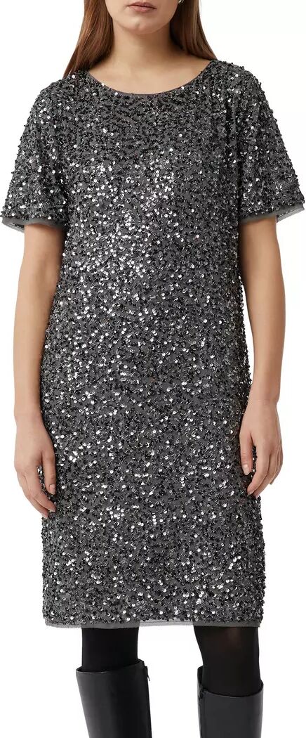 Comma - Kleid, für Damen, Zweifarbig Größe 36