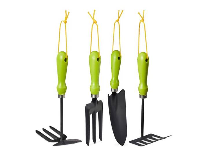 Relaxdays Gartenwerkzeug Set 4-teilig