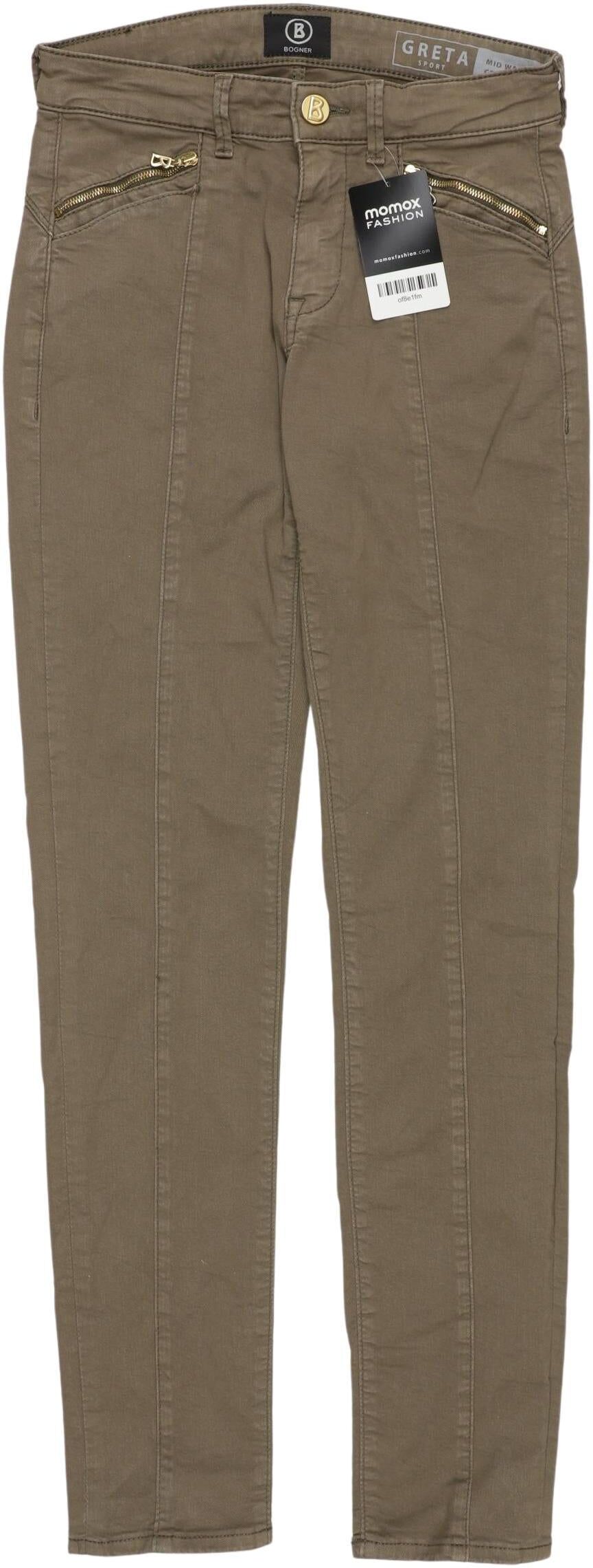 Bogner Damen Stoffhose, Braun, Gr. W26, kein / Etikett / Elasthan - Second Hand