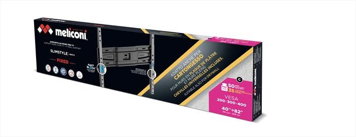 Meliconi Supporto Tv Slimstyle Plus 400s Cg 50 Kg-nero