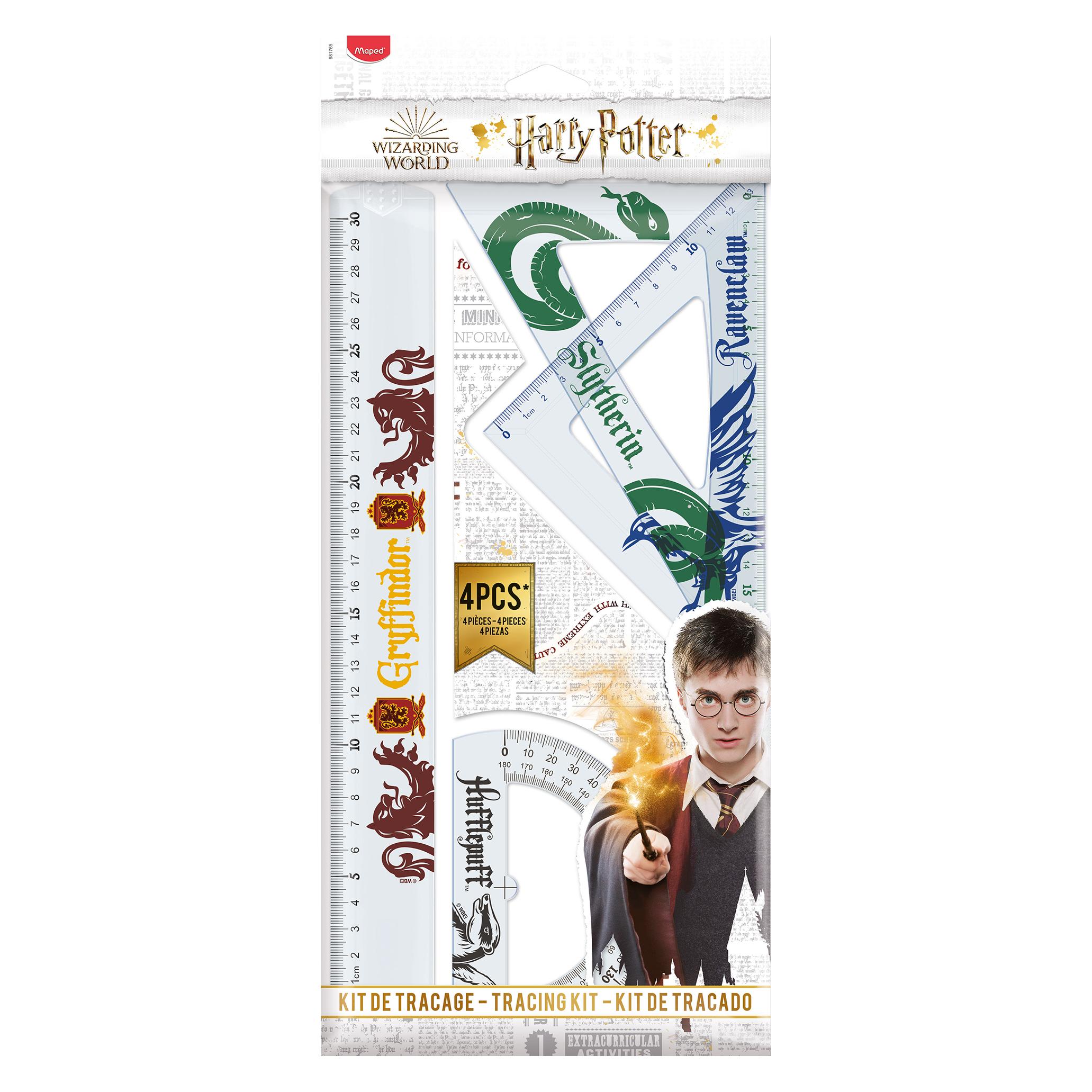 Maped Zeichenset 4teilig Harry Potter (30 cm, Kunststoff) (981765)