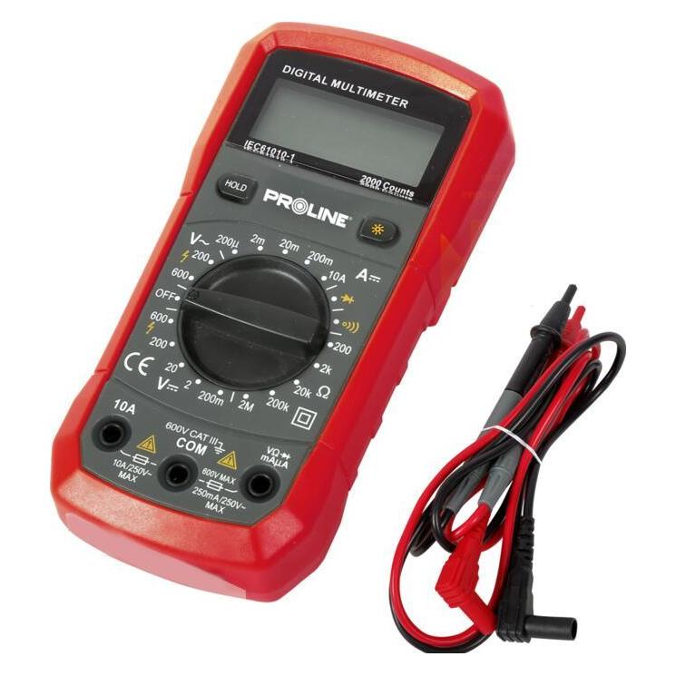 Proline Pro-Line UNIVERSAL-MESSUNG 600V, CE (CAT III 600V, Hand-Multimeter) (15186)