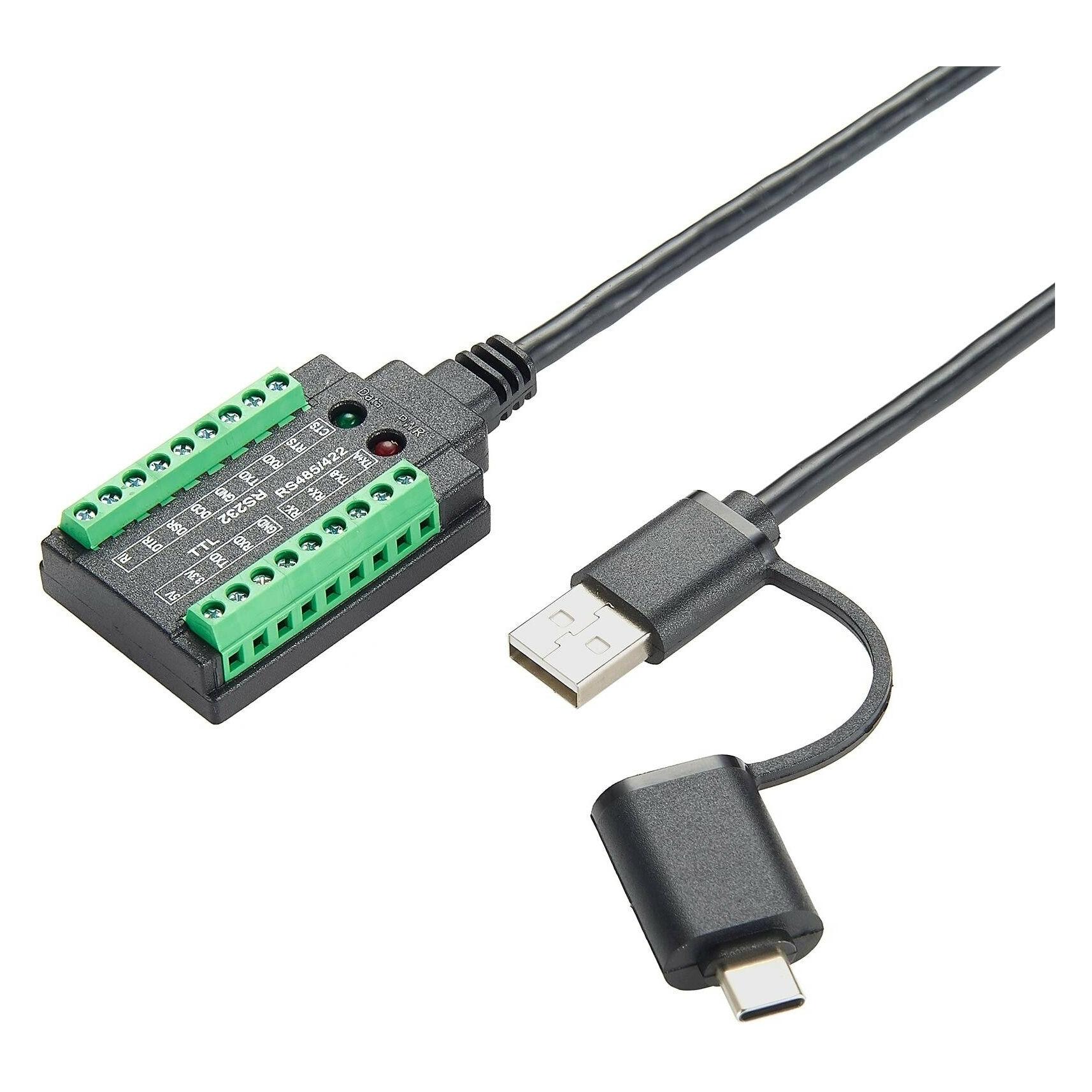 Exsys USB Seriell Kabel 1x RS232/422/485/TTL (1 m) (EX-13003)