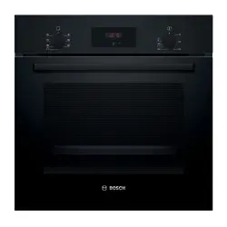 HBF133BA1 Backofen 60cm Schwarz 5Heizarten LED-Display EcoCleanDirect