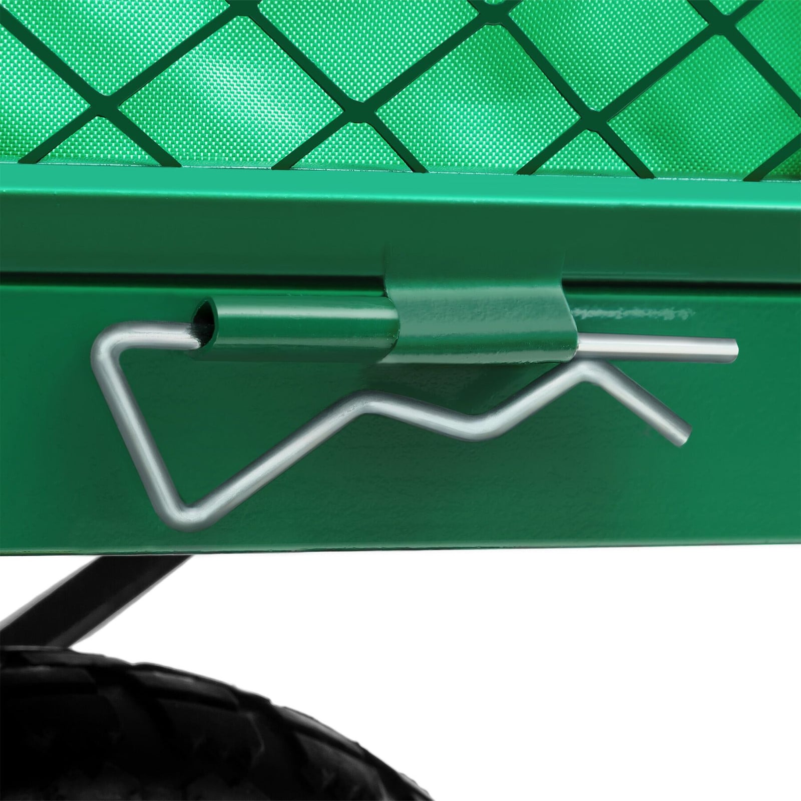 TecTake Bolderwagen Transportkar XL Groen max. 544kg