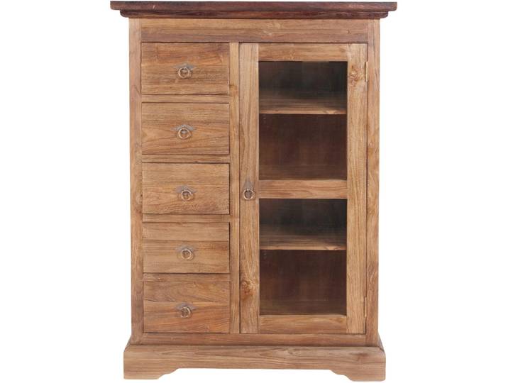 Kommode Oceandrift natur Teak B 86 H 122 cm