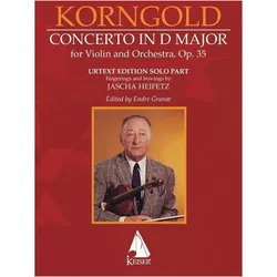 Erich Korngold: Violin Concerto in D Major, Op. 35 - Critical Edition - Fingerings and Bowings by Ja, Sachbücher von Erich Wolfgang Korngold