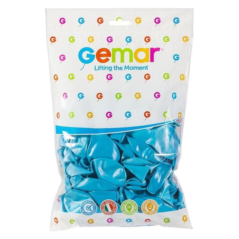 GoDan GM90 metallisch blauer Ballon (100x) (WIKR-001265)