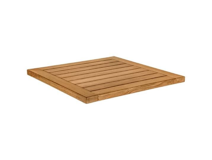 VEGA Outdoor-Teak-Tischplatte Mirello quadratisch 70x70x3 cm (LxBxH); braun; quadratisch
