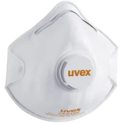 Uvex, Atemschutzmaske, Feinstaubmaske mit Ventil (FFP2, 15x)