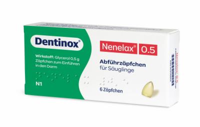 Dentinox Gesellschaft für pharmazeutische Präparate NENE LAX 0,5 Suppos.f.Säugl. 6 St 07216654