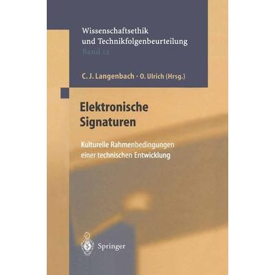 Elektronische Signaturen, Taschenbuch von , Springer Berlin, 978-3-642-62718-7